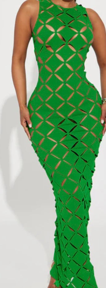 Sexy Siren Maxi Cutout Dress