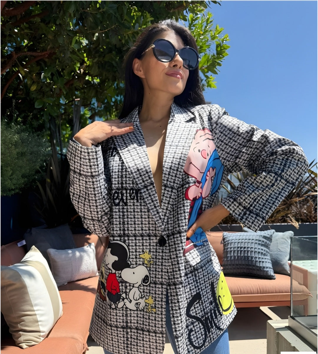 Happy In Love Snoopy Blazer