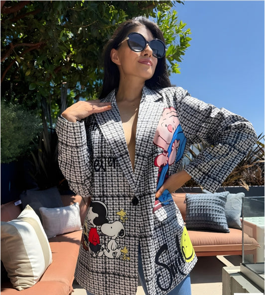 Happy In Love Snoopy Blazer