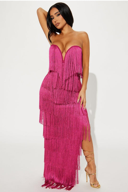 Harlem Nights Fringe Dress